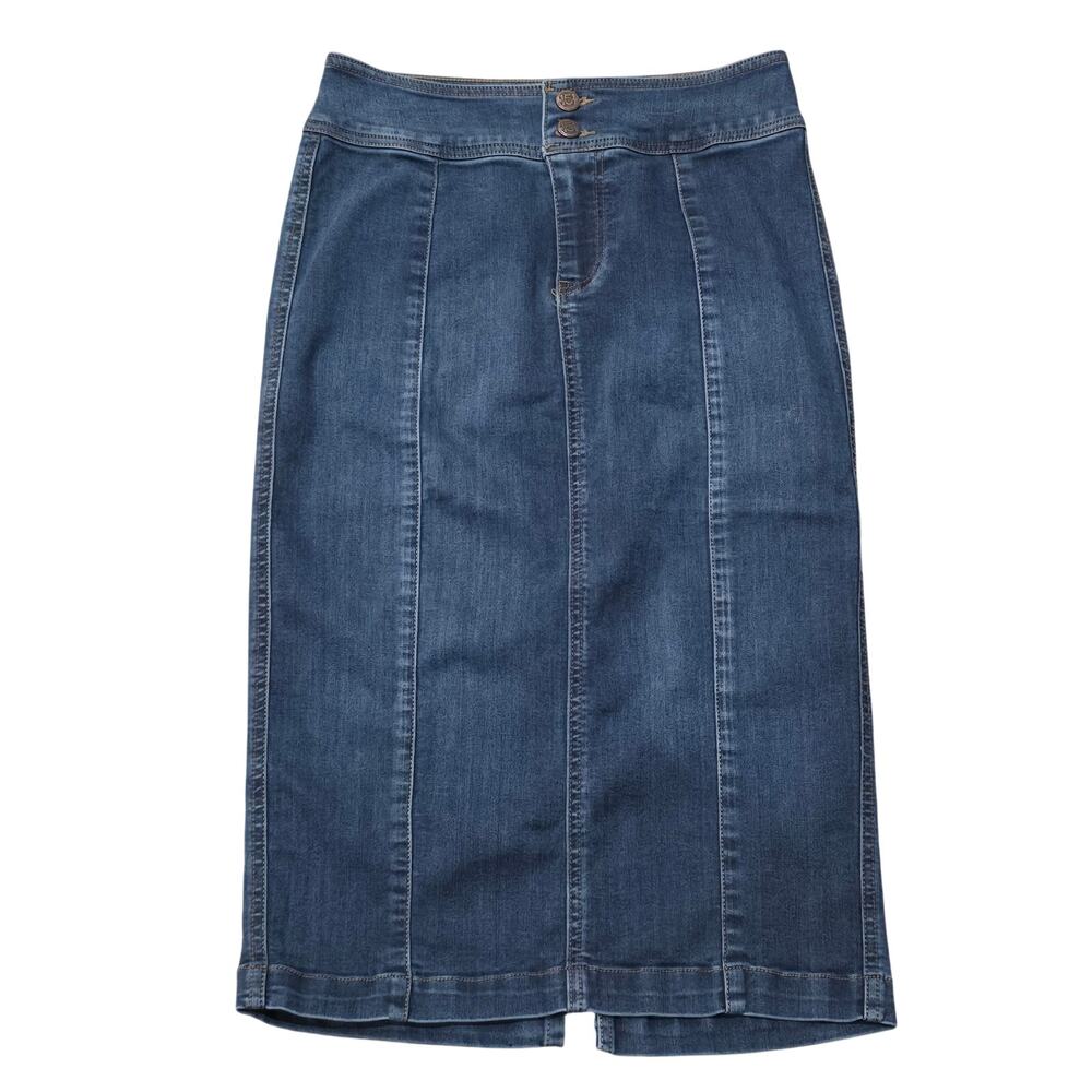 One 5 One Dark Blue Denim Jean Skirt